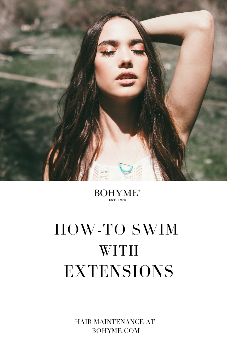 Swimming with tape in hair extensions deals